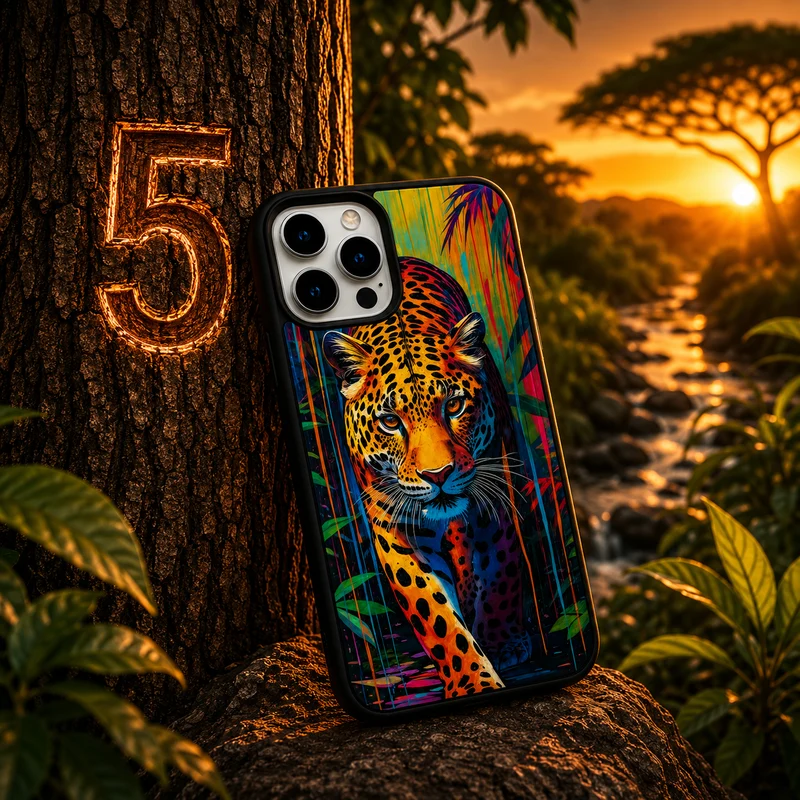 Coques Léopard Pop Art