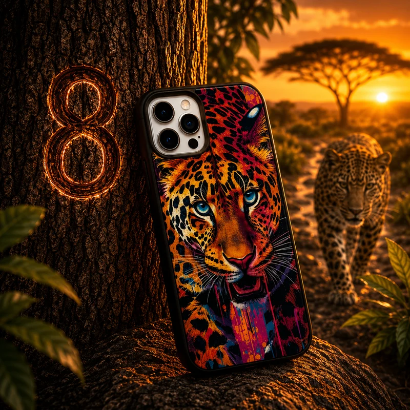 Coques Léopard Pop Art