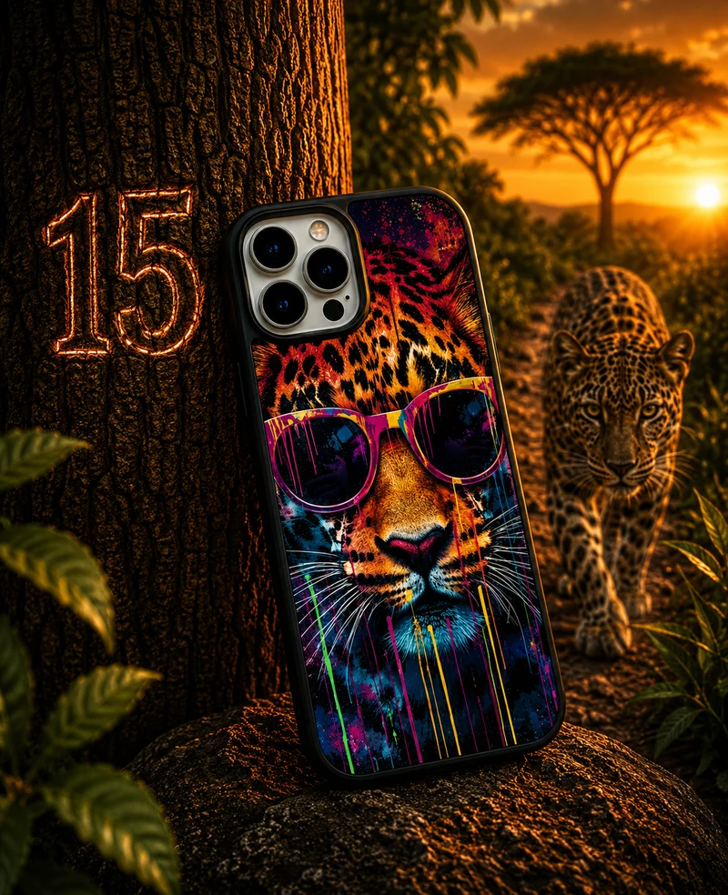 Coques Léopard Pop Art