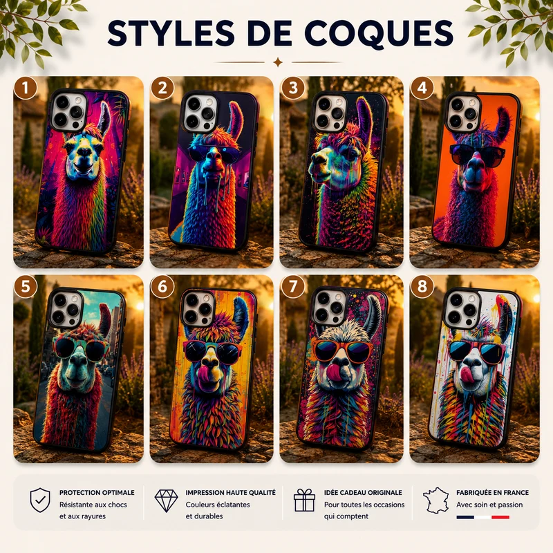 Coques Lama Pop Art