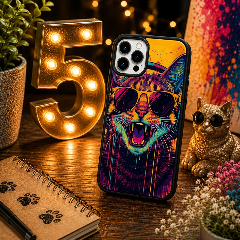 Coques Chat Pop Art
