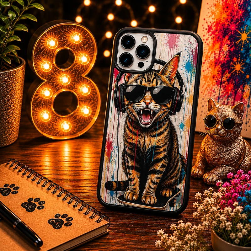 Coques Chat Pop Art