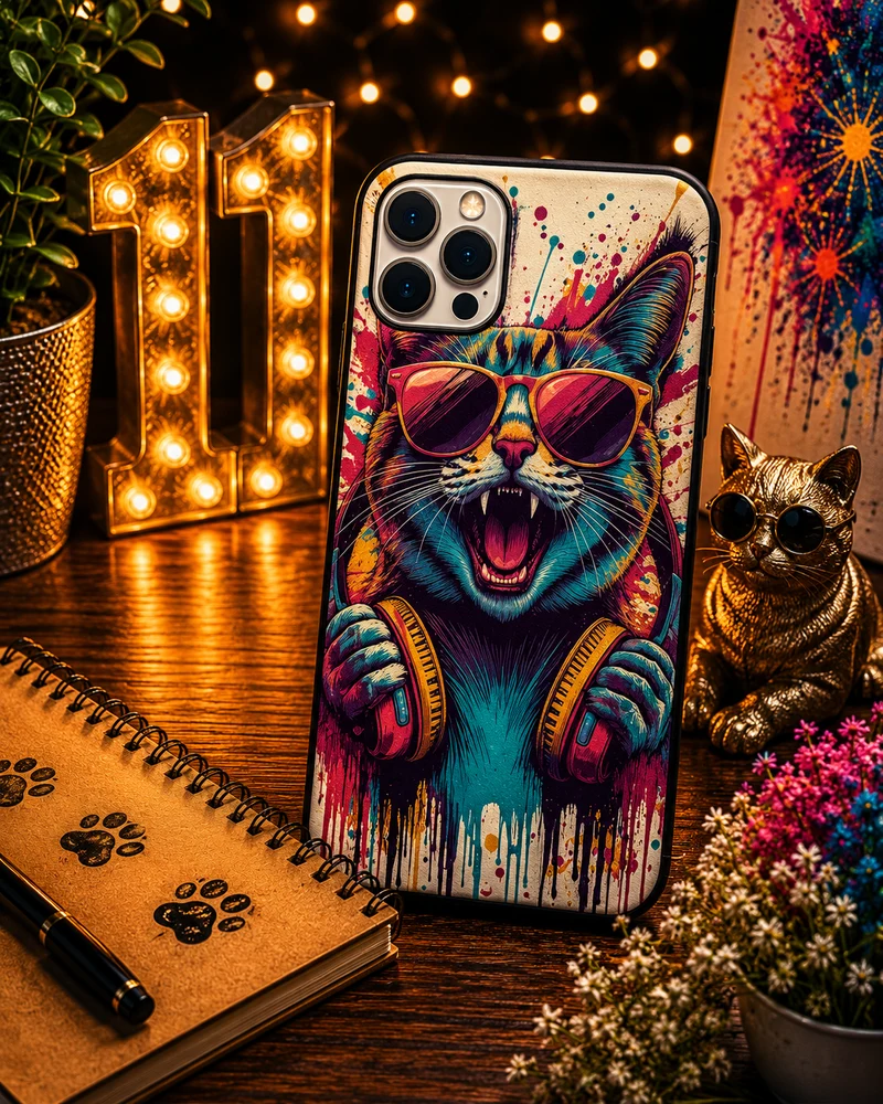 Coques Chat Pop Art