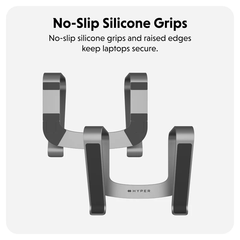 HyperSpace™ Support ergonomique pour ordinateur portable - Gris spatial