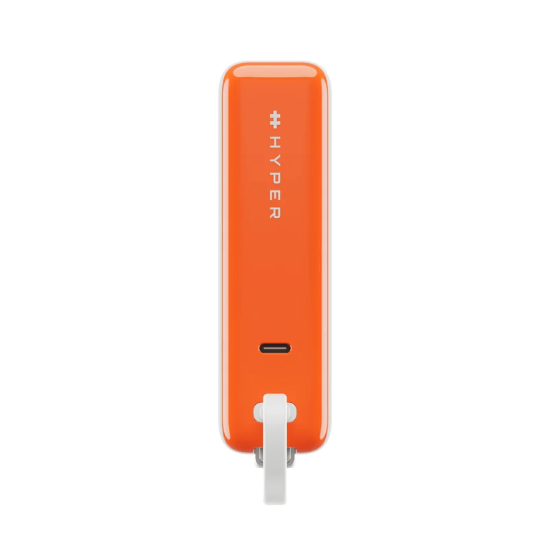 Mini-batterie externe et chargeur secteur HyperJuice® Flex USB-C 35 W - Orange