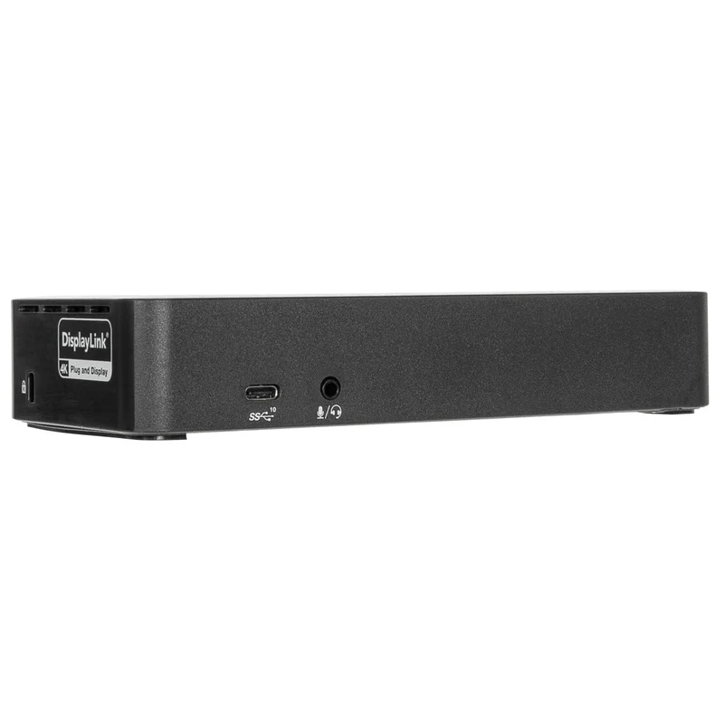 Station d'accueil USB-C universelle DV4K avec 100W Power Delivery et kit d'alimentation hôte hérité.