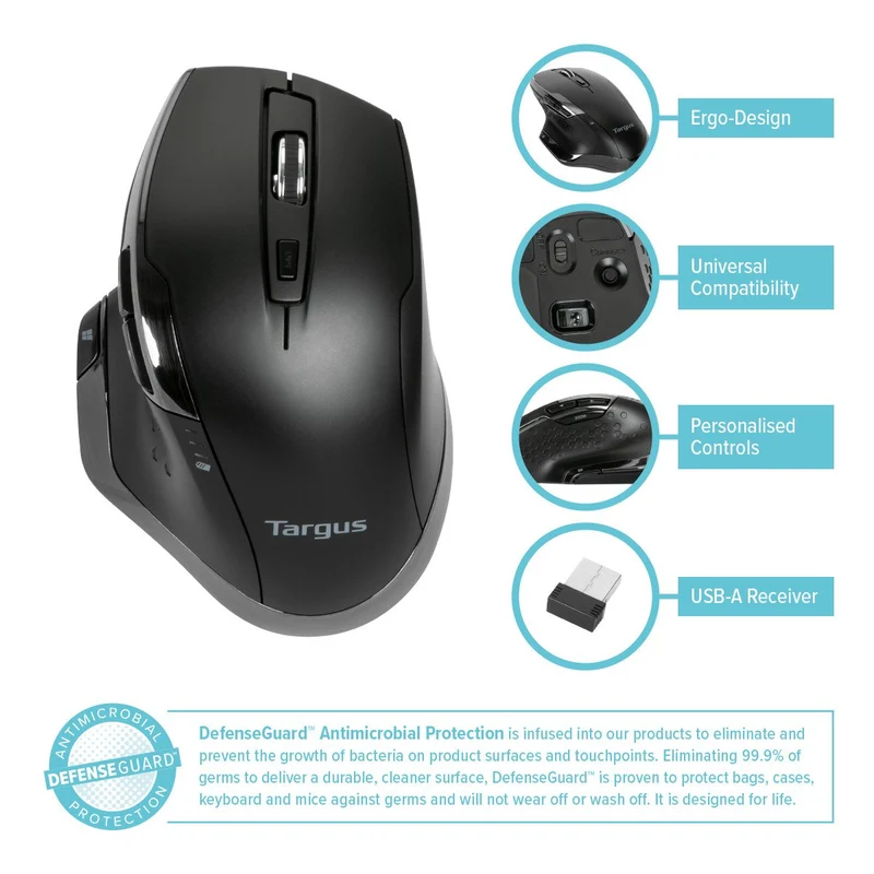 Souris sans fil antimicrobienne BlueTrace*