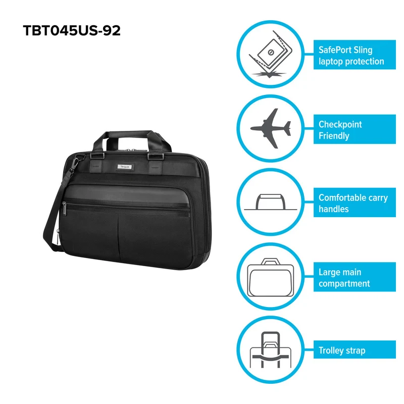 Porte-documents 15-16" Mobile Elite Checkpoint-Friendly