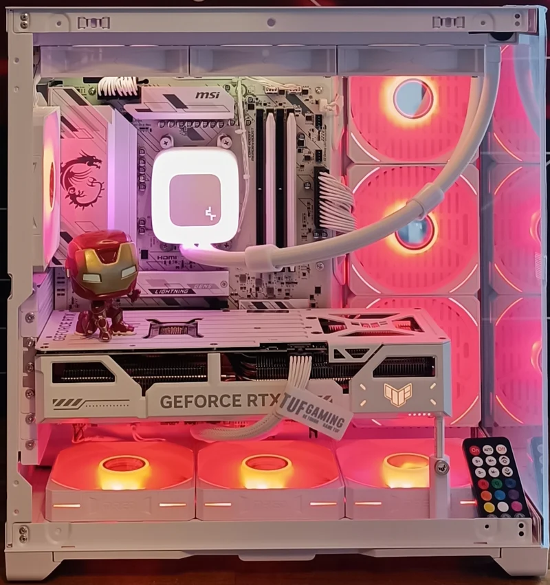 [Disponible] PC Iron Man 2.0 Blanc R7X3D RTX5070Ti