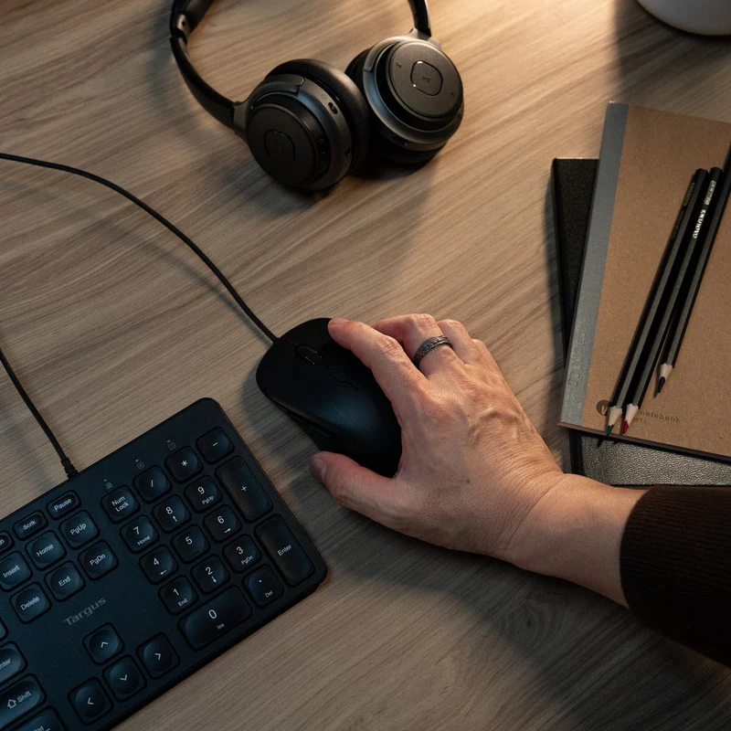 Ensemble clavier et souris filaires EcoSmart® de taille standard
