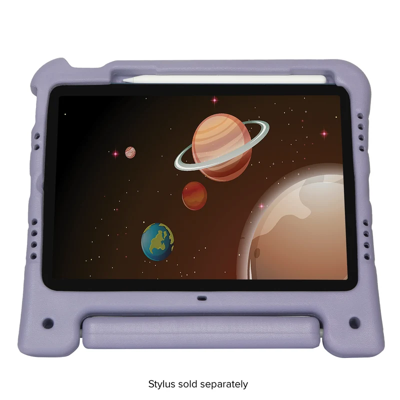 Étui antimicrobien pour enfants pour iPad® (A16/11e génération) 11 pouces, iPad Air® 11 pouces (M4/M3/M2), iPad® 10,9 pouces (10e génération), iPad Air® 10,9 pouces (5e/4e génération) et iPad Pro® 11 pouces (4e/3e/2e/1re génération) - Violet