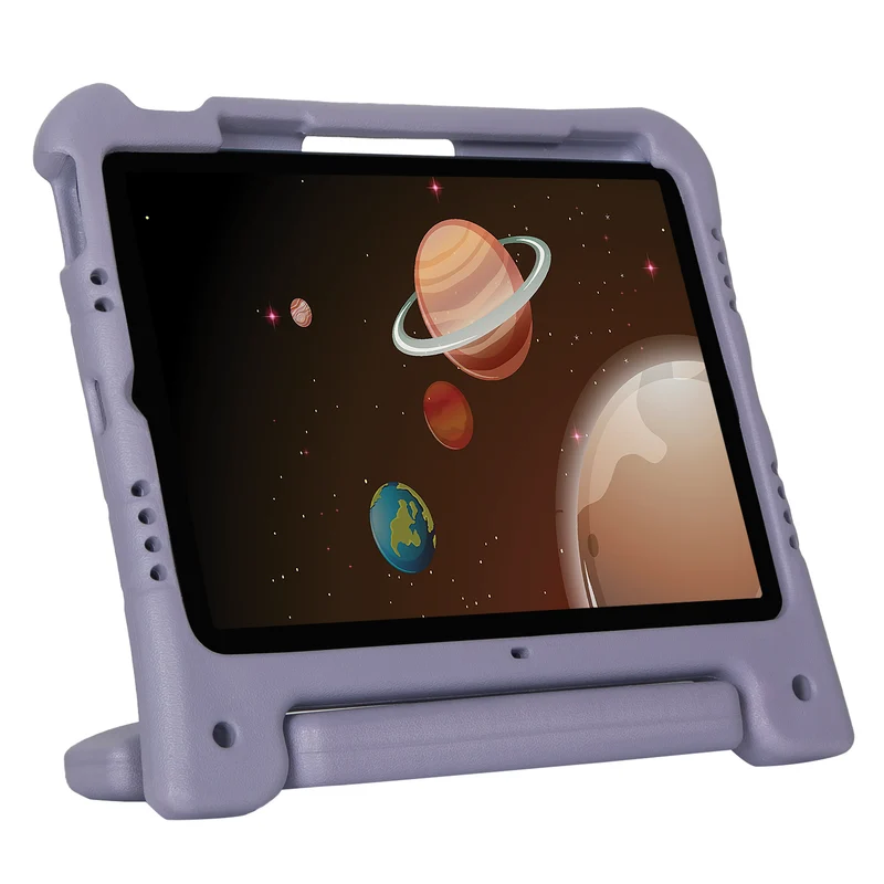 Étui antimicrobien pour enfants pour iPad® (A16/11e génération) 11 pouces, iPad Air® 11 pouces (M4/M3/M2), iPad® 10,9 pouces (10e génération), iPad Air® 10,9 pouces (5e/4e génération) et iPad Pro® 11 pouces (4e/3e/2e/1re génération) - Violet