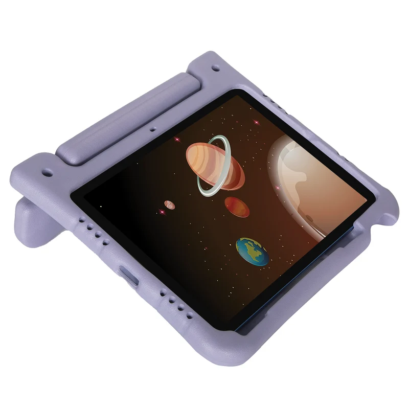 Étui antimicrobien pour enfants pour iPad® (A16/11e génération) 11 pouces, iPad Air® 11 pouces (M4/M3/M2), iPad® 10,9 pouces (10e génération), iPad Air® 10,9 pouces (5e/4e génération) et iPad Pro® 11 pouces (4e/3e/2e/1re génération) - Violet