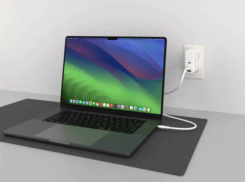 HyperJuice 240W Silicone USB-C to USB-C Cable (2M/6Ft) - Blanc