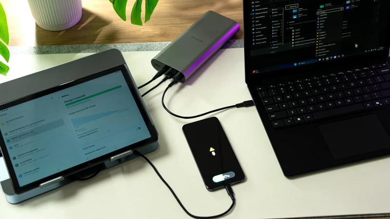 Banque d'alimentation portable USB-C 100W