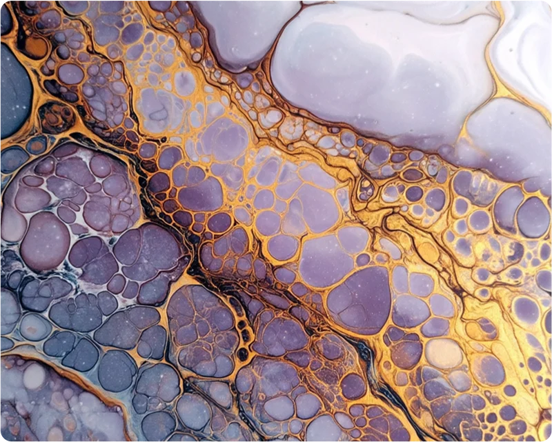 Celestial Veins - Glass Mousepad