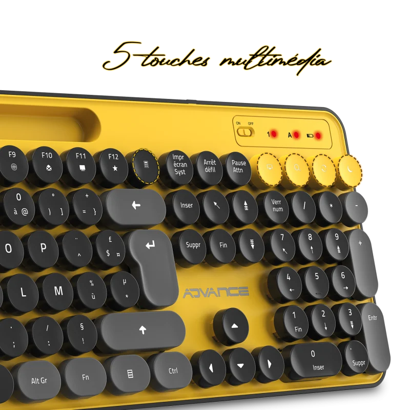 Advance PEP'S WIRELESS Jaune & Gris