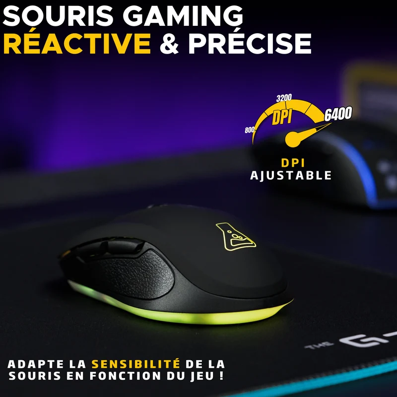 Kult Krypton Souris Sans Fil / Noir