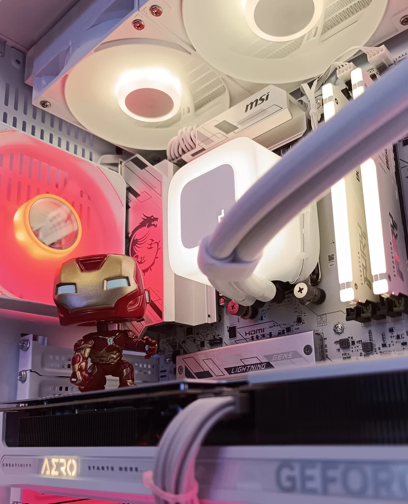 PC Iron Man 2.0 Blanc