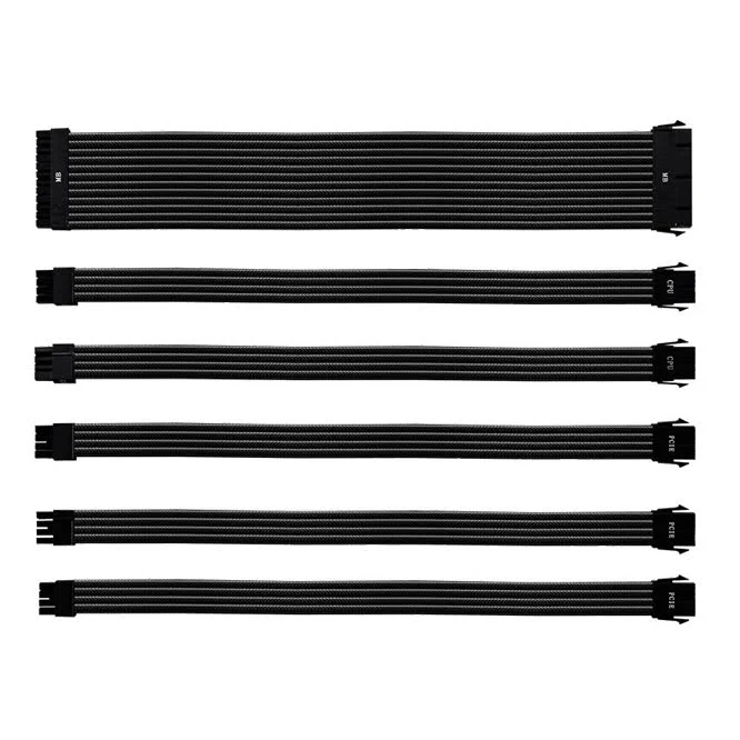 Kit câbles tressés (Noir) CMA-NEST16XXBK1-GL