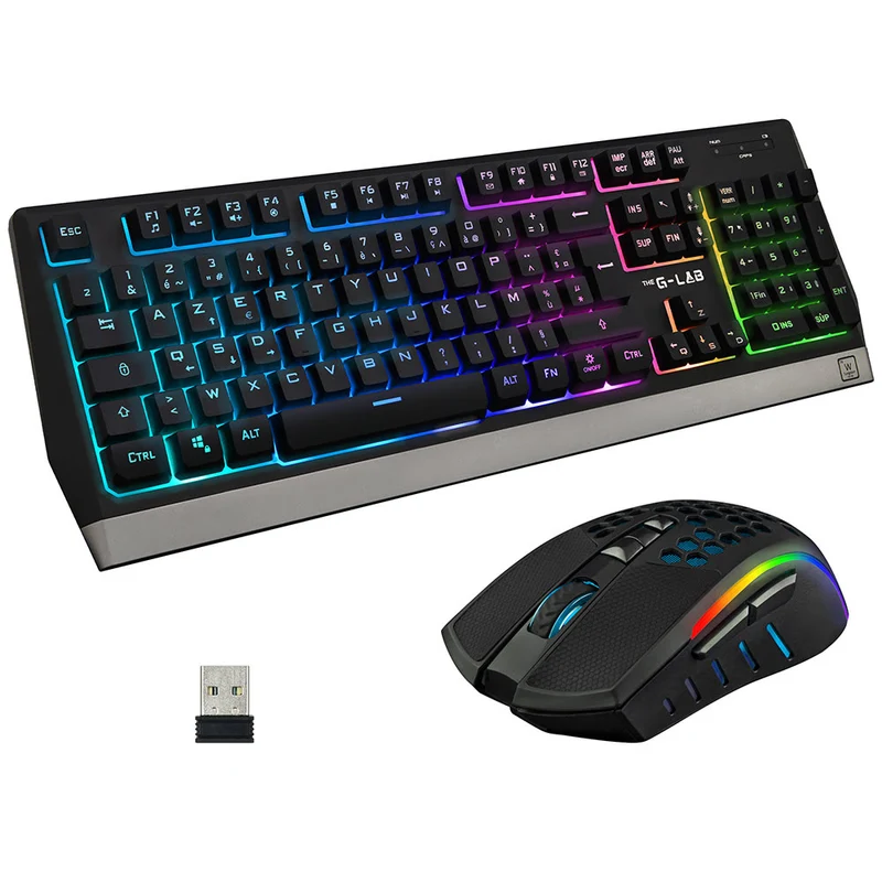 Combo Tungsten - Souris/clavier/sans fil/RGB