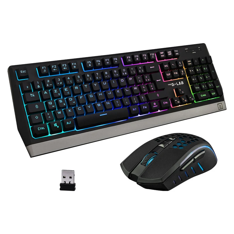 Combo Tungsten - Souris/clavier/sans fil/RGB