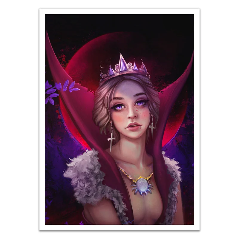 Crimson Moon Card Sleeves