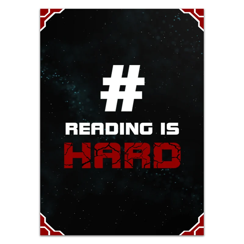 Reading Card Sleeves