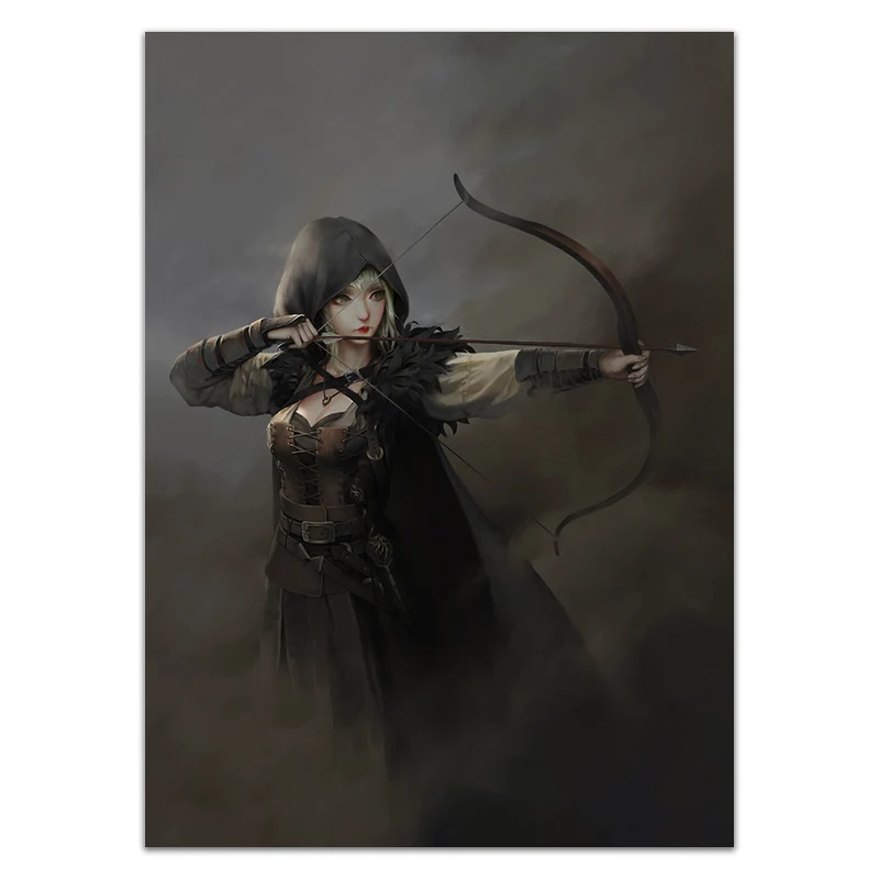 Archer Lady Card Sleeves