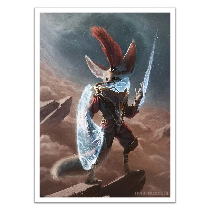 Knight Of The Galaxy Space Fox Card Sleeves