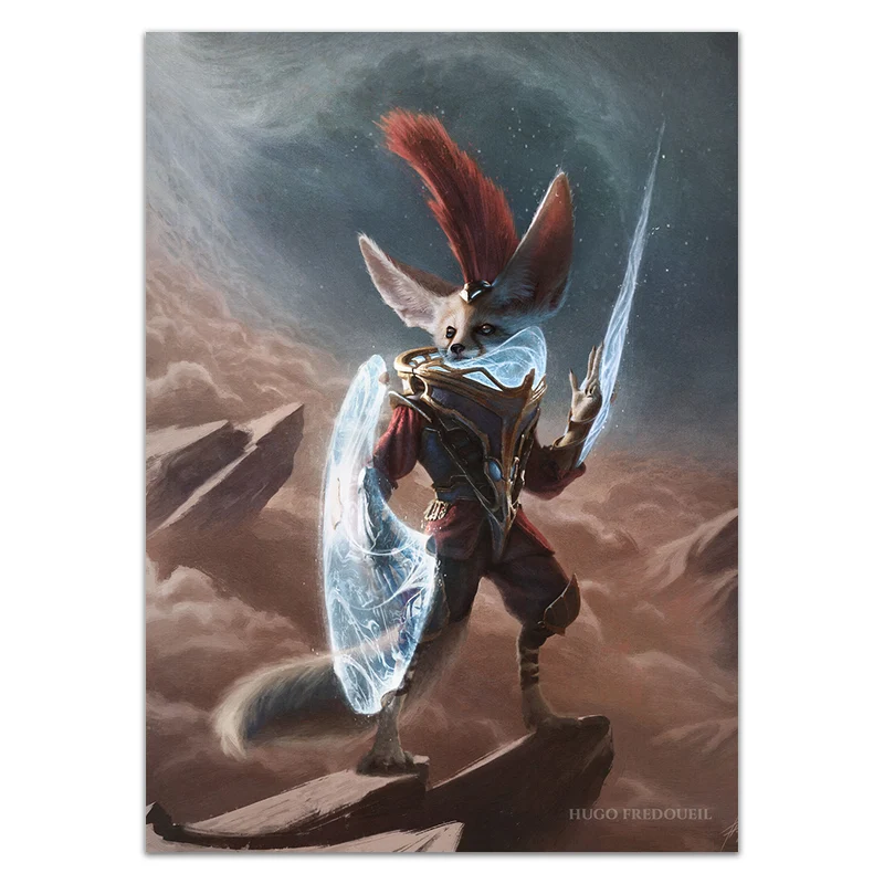 Knight Of The Galaxy Space Fox Card Sleeves