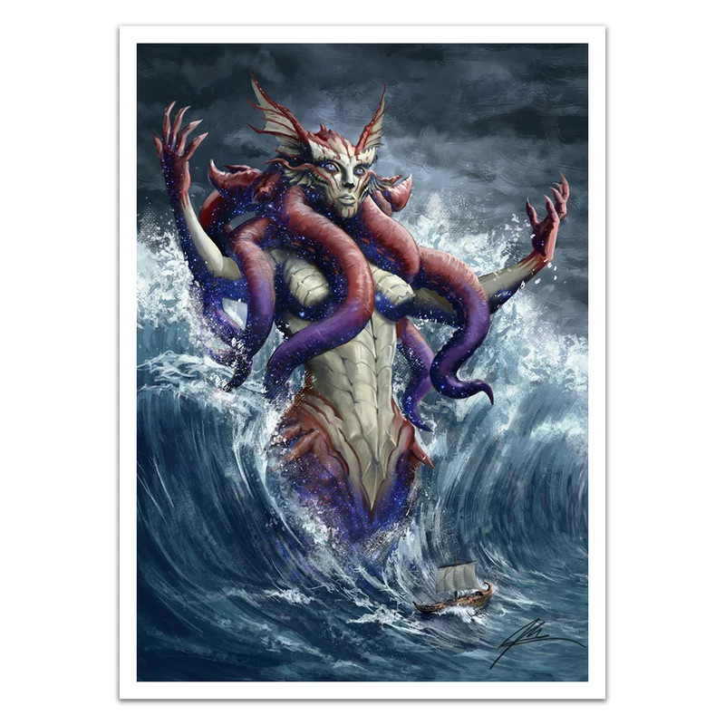 God of the Sea Card Sleeves