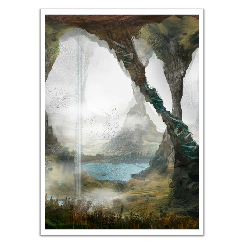 The Twin Paradises of Bytopia Card Sleeves