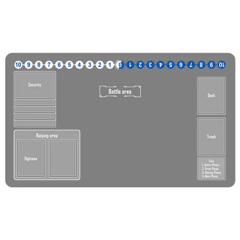 Strata Liquid Neon Colors Playmat