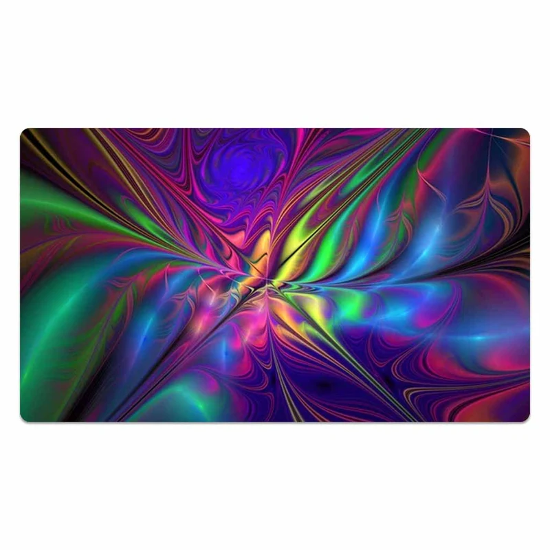 Rainbow Liquid Strokes Version One Mouse Pad